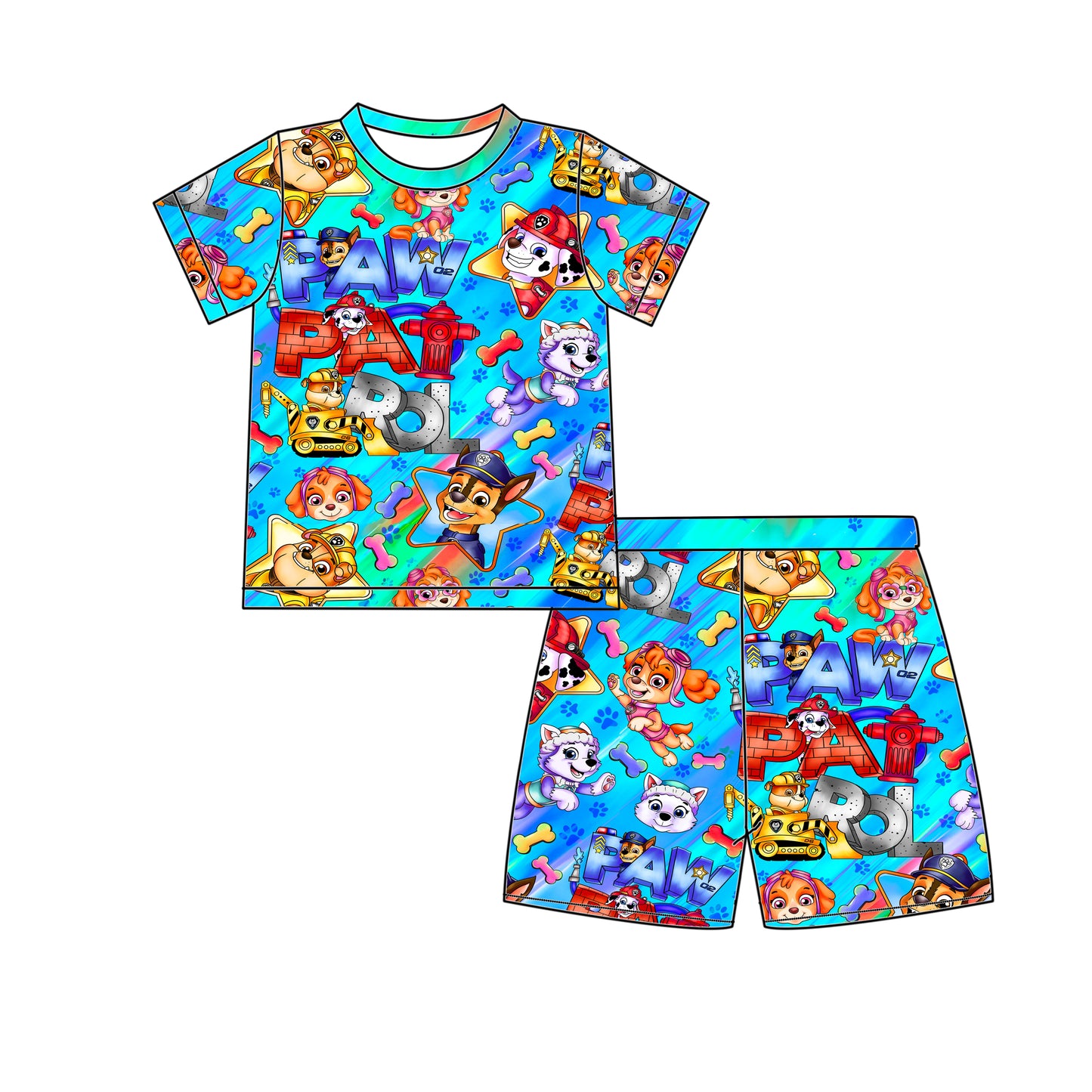 Rescue Squad Adventure 2pc Short Set