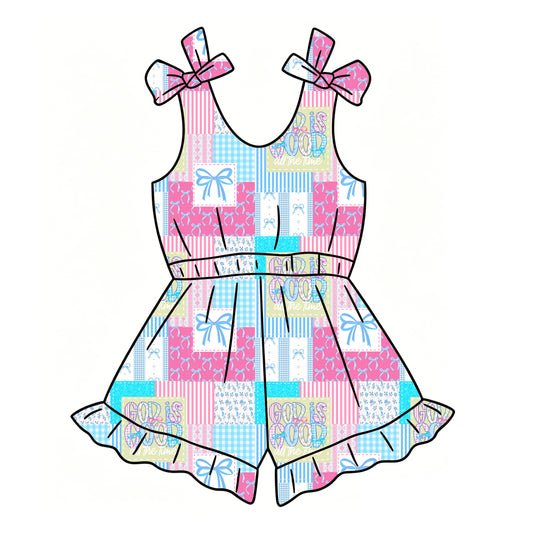 God Is Good All the Time Short Romper