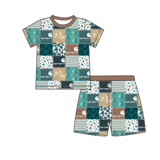 Teal Western 2pc Set