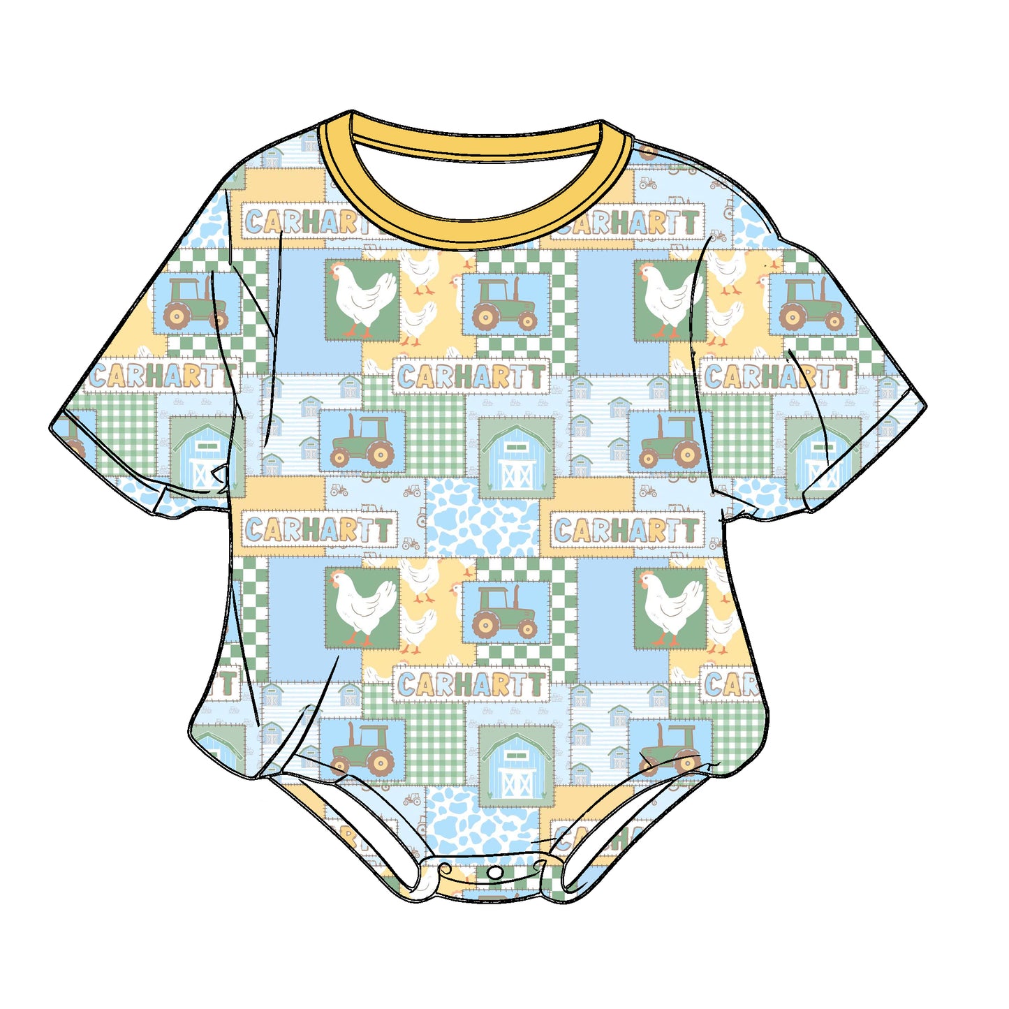 Little Farmhand Oversize Bubble