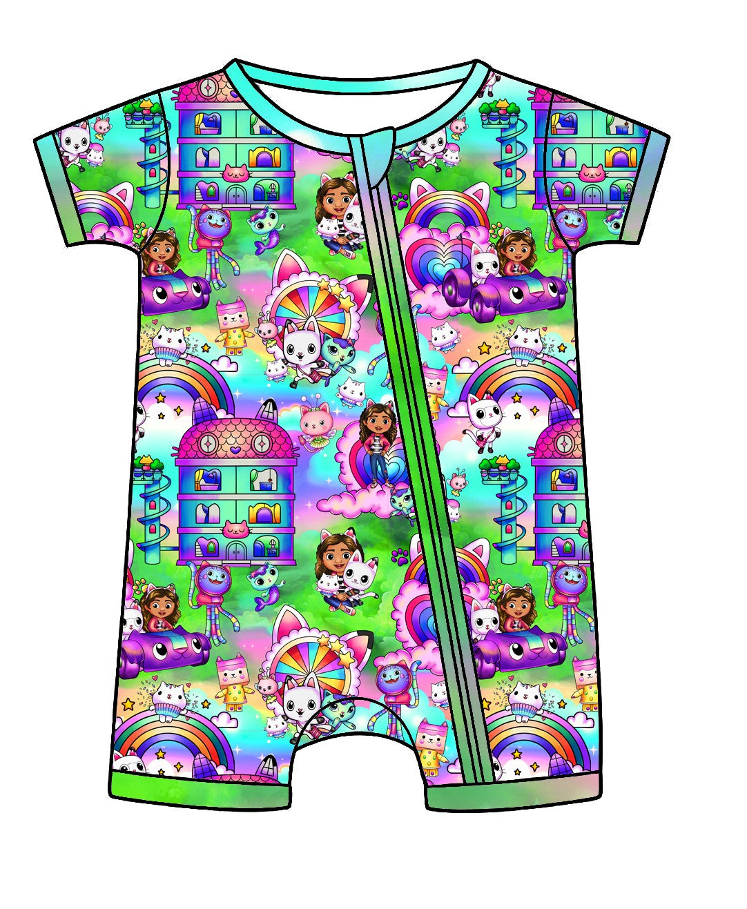 Rainbow Kitty Dreamland Shortie