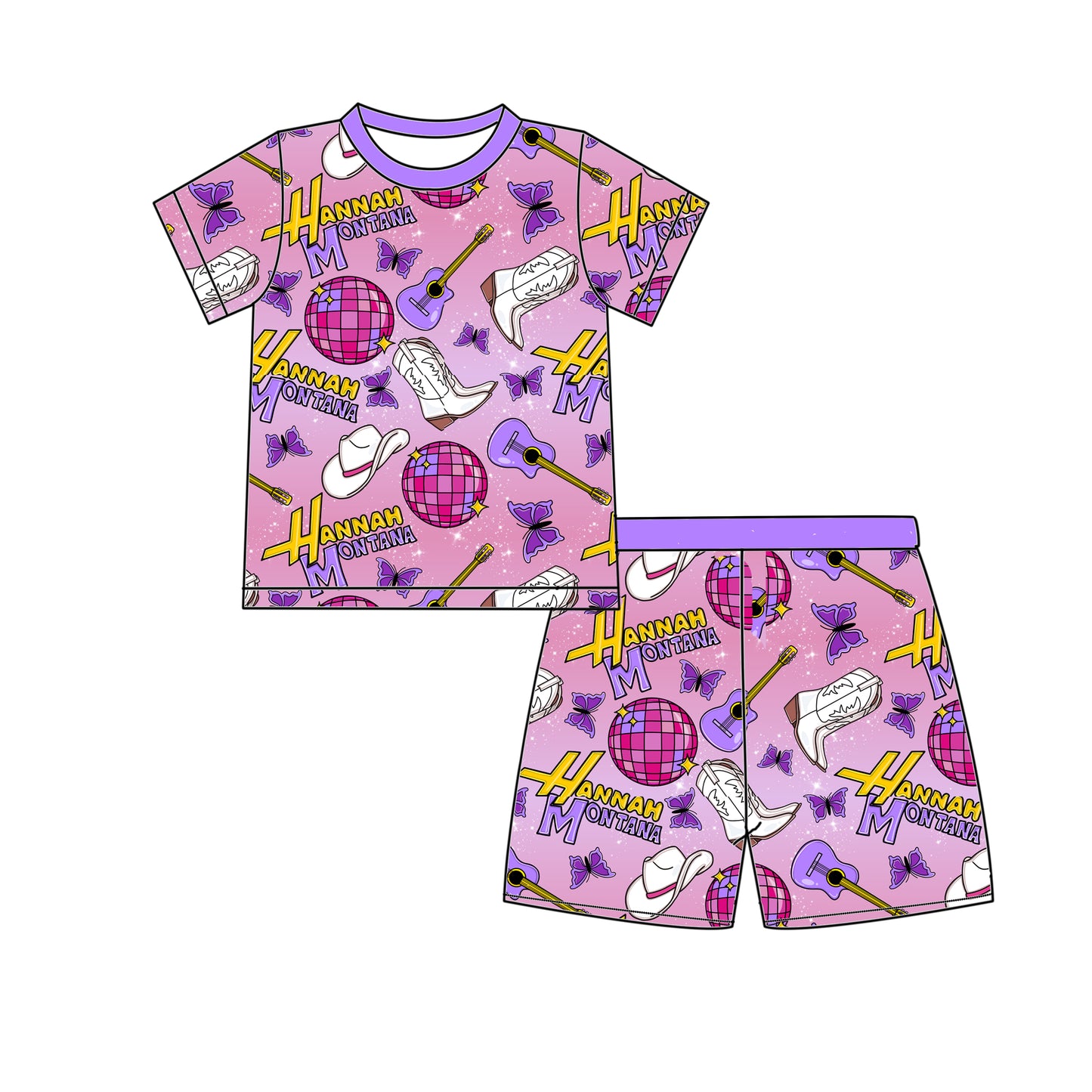Boots & Butterflies 2pc Set