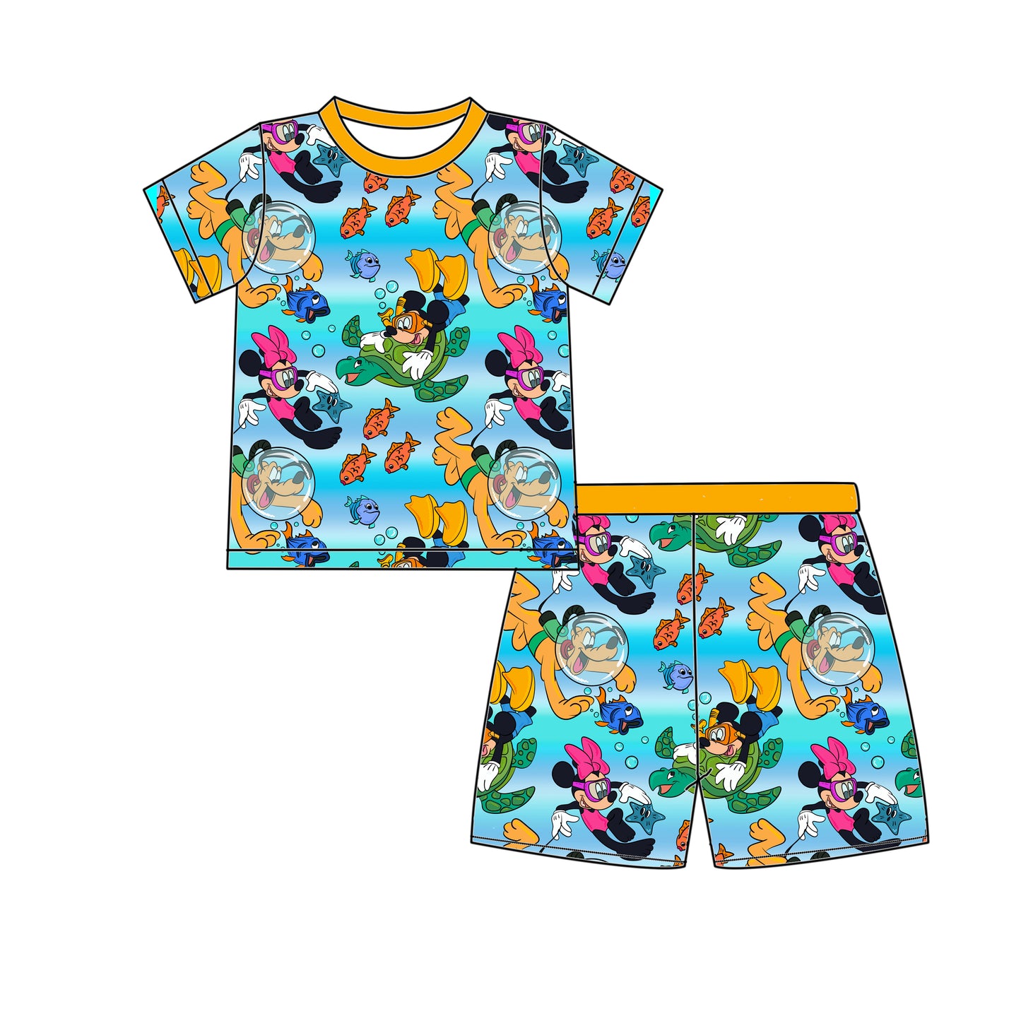 Ocean Explorer 2pc short Set